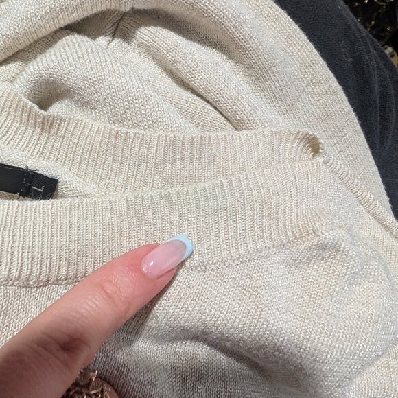 NIC+ZOE  | Side Peplum Cardigan In Cream - Picture 9 of 9